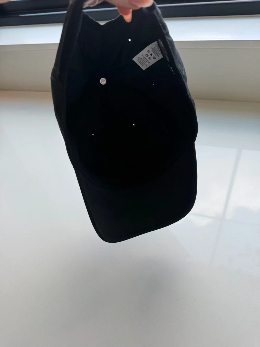 Nike Black Baseball Cap with Gold Logo